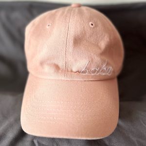 Light pink ball cap
